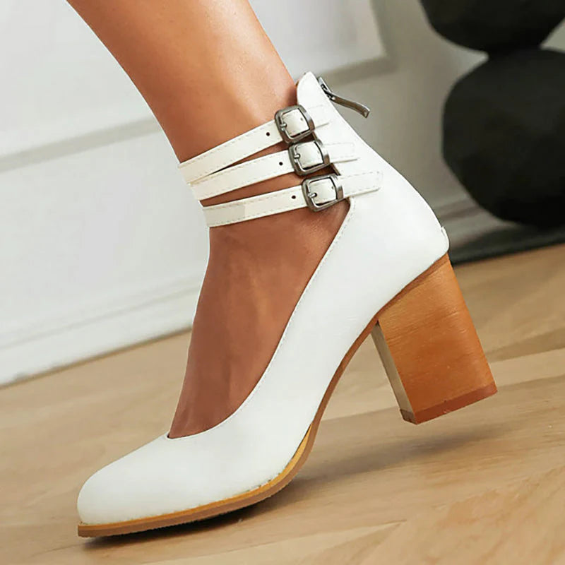 Elisa™| Elegant Block Heels