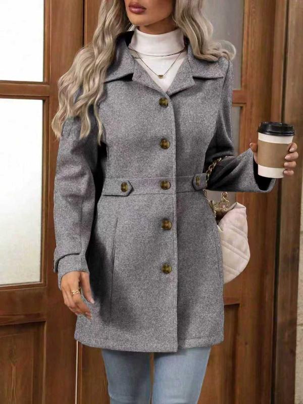 Mira™ | Elegant Woolen Coat