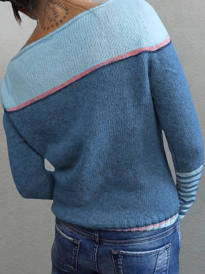 Lena™ | Striped Cashmere Sweater