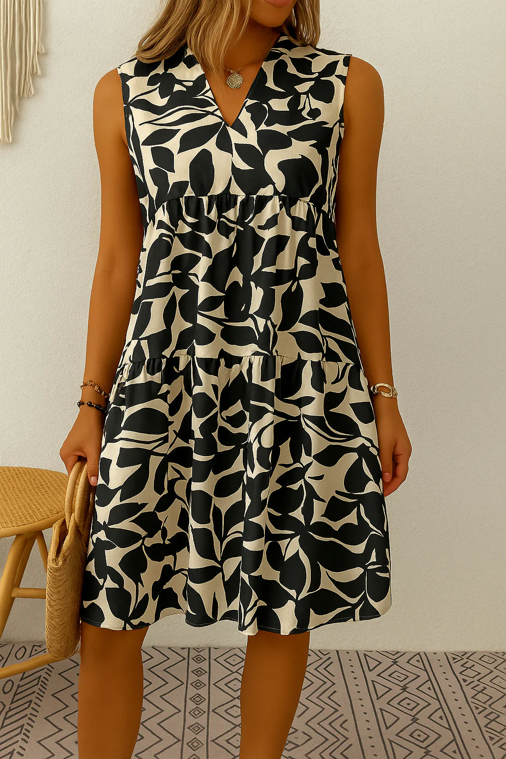 TESSA™ | Sleeveless Tiered Summer Dress