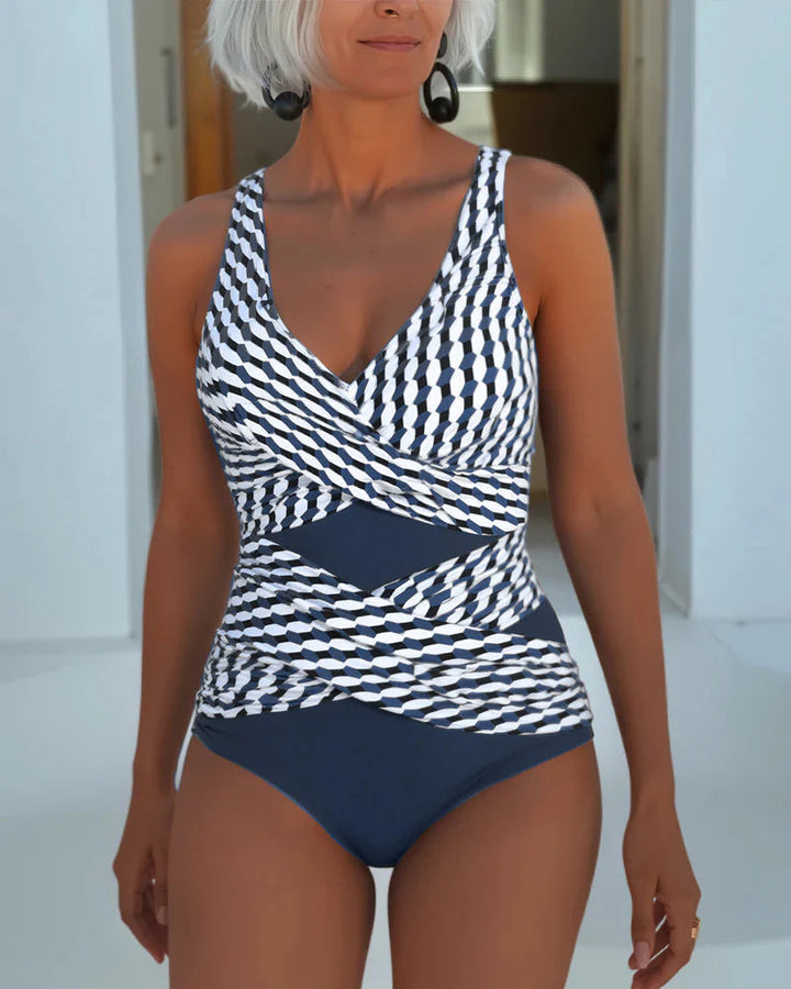 Liva™ | Elegant Cross-Over Swimsuit