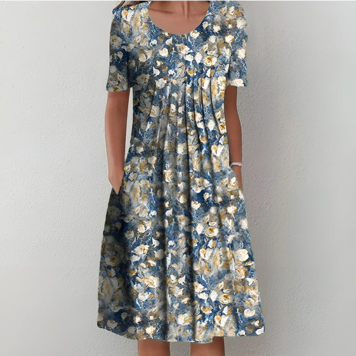 SOFIA™ | Stylish and Casual Floral Dress with Pockets