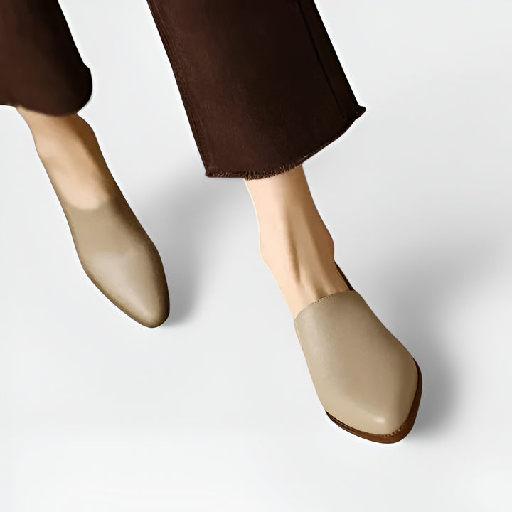 Kyadae™ | Block Heel Slip-Ons