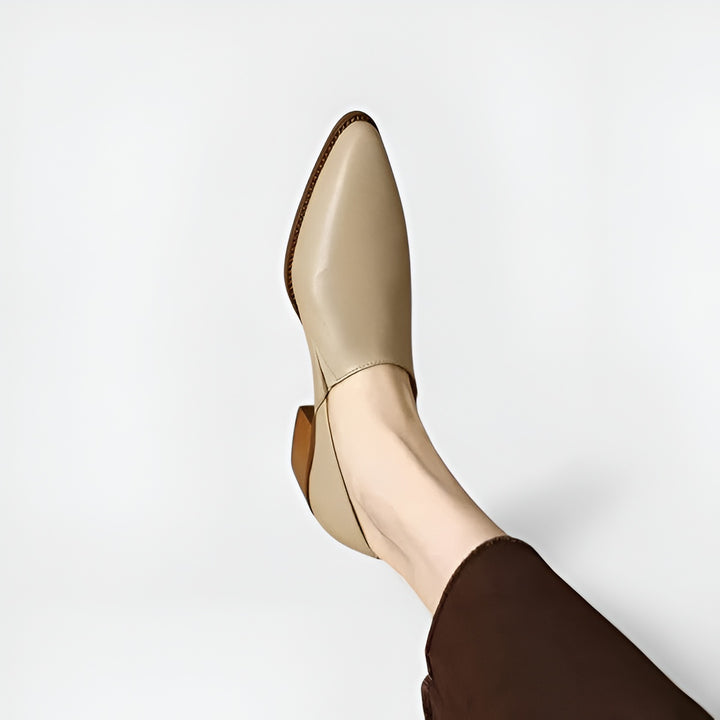 Kyadae™ | Block Heel Slip-Ons