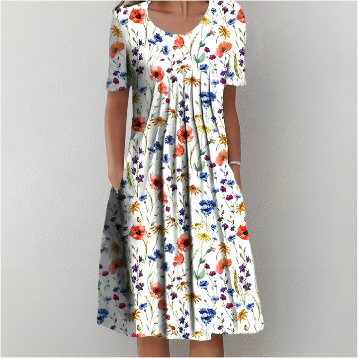 SOFIA™ | Stylish and Casual Floral Dress with Pockets