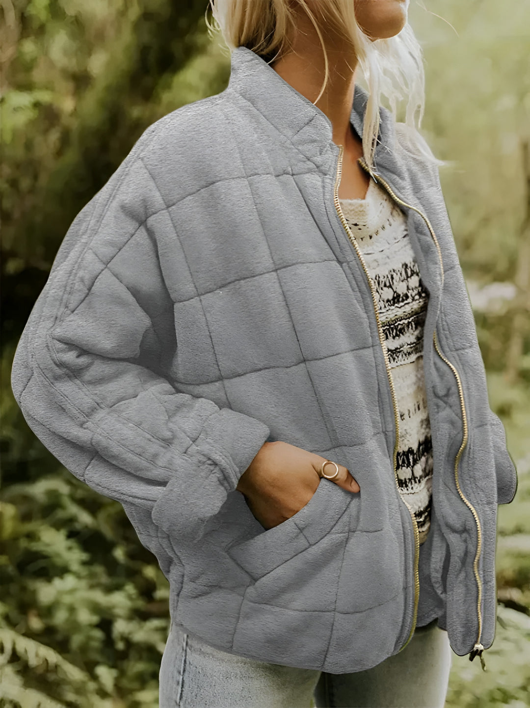 Josiane™ | Lined Jacket with Elegant Oversized Look
