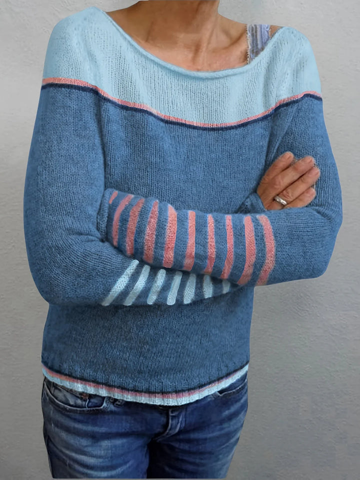 Lena™ | Striped Cashmere Sweater