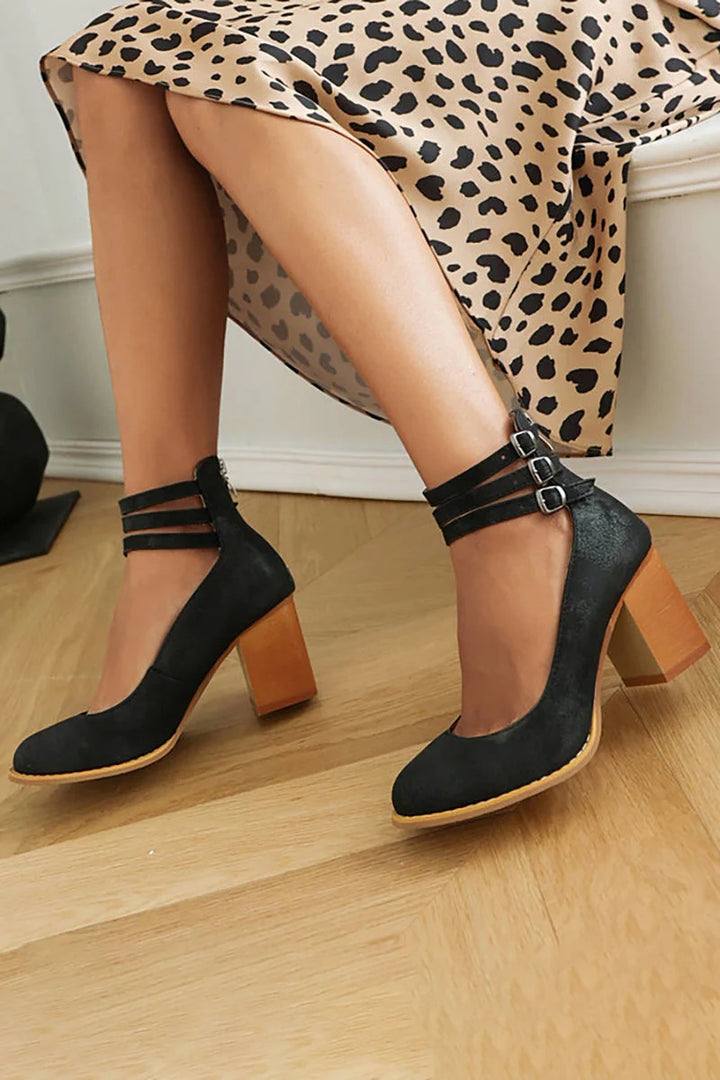 Elisa™| Elegant Block Heels