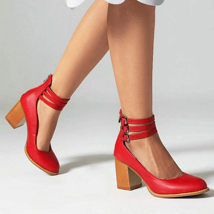 Elisa™| Elegant Block Heels