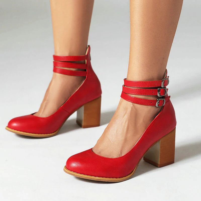Elisa™| Elegant Block Heels