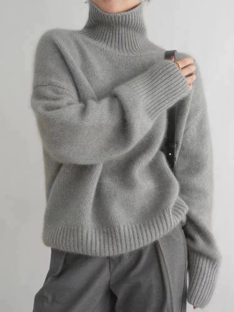 Isabella™ | High-Neck Cashmere Sweater