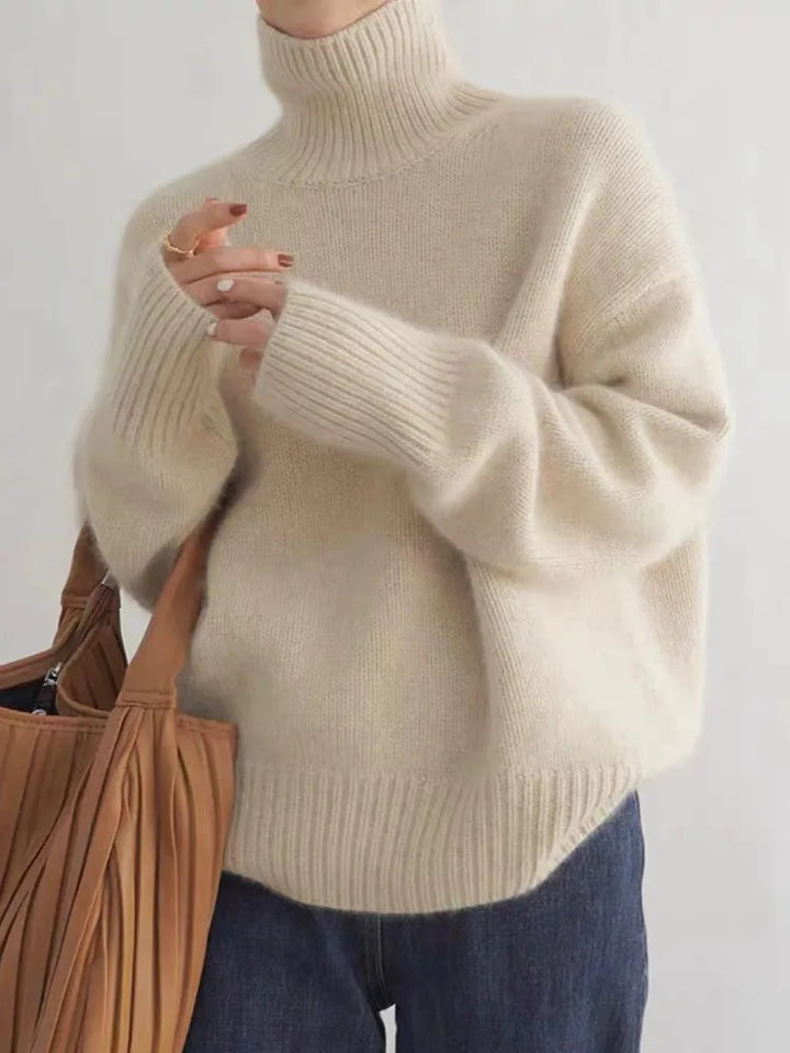 Isabella™ | High-Neck Cashmere Sweater