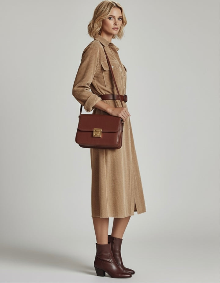 Mireille™ | Corduroy Long Dress