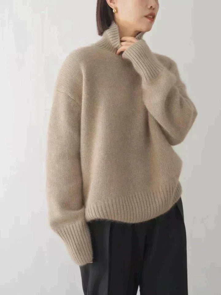 Isabella™ | High-Neck Cashmere Sweater
