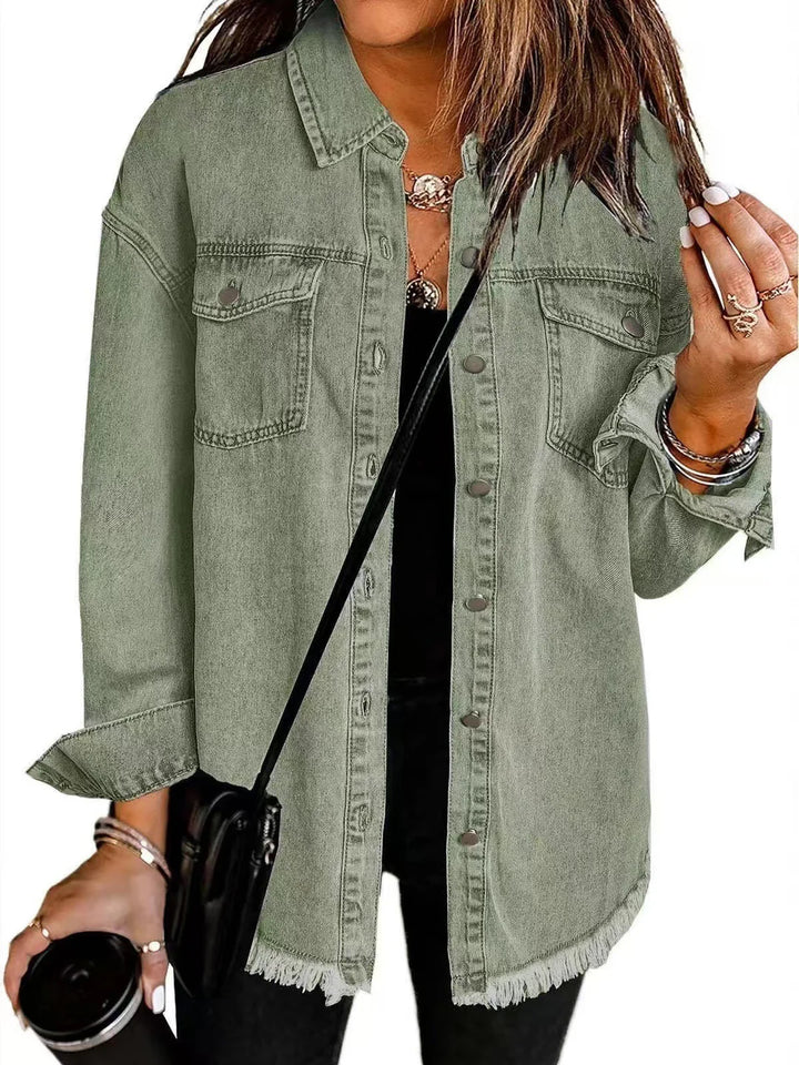 Jolien™ | Long-Sleeve Denim Jacket with Pockets