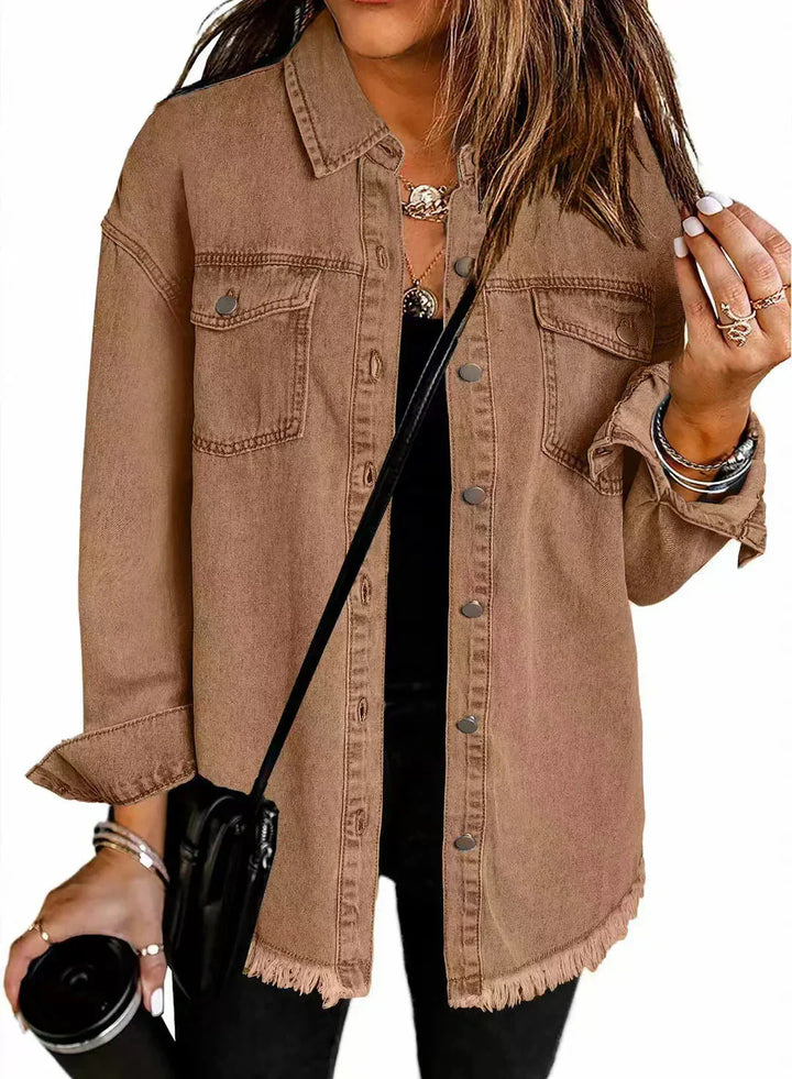 Jolien™ | Long-Sleeve Denim Jacket with Pockets