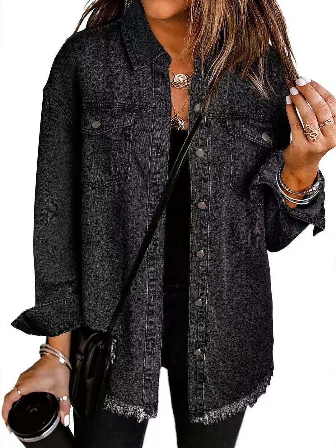 Jolien™ | Long-Sleeve Denim Jacket with Pockets