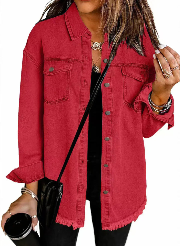 Jolien™ | Long-Sleeve Denim Jacket with Pockets