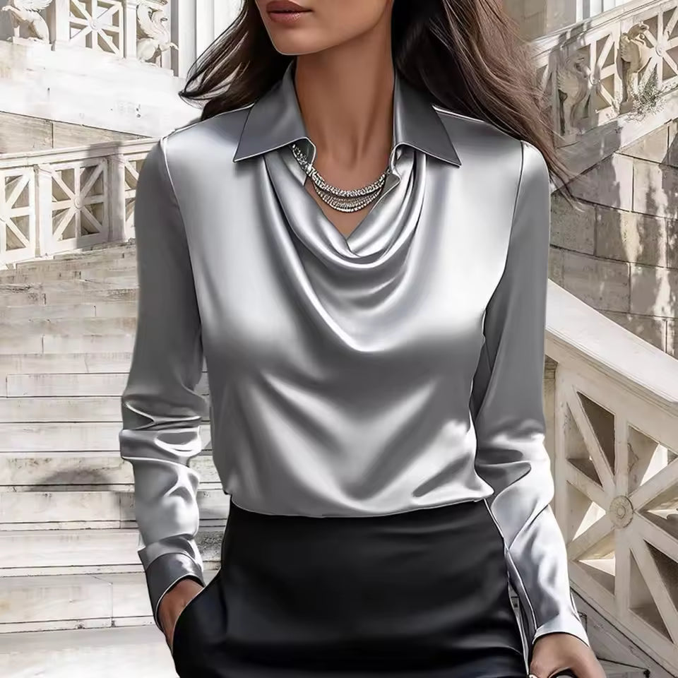 SYLVIE™ | Relaxed Long Sleeve Shirt