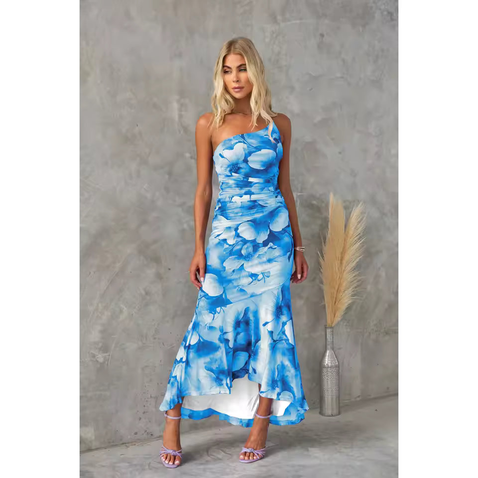 Abigail™ | Ruffled Puff-Sleeve Midi Dress
