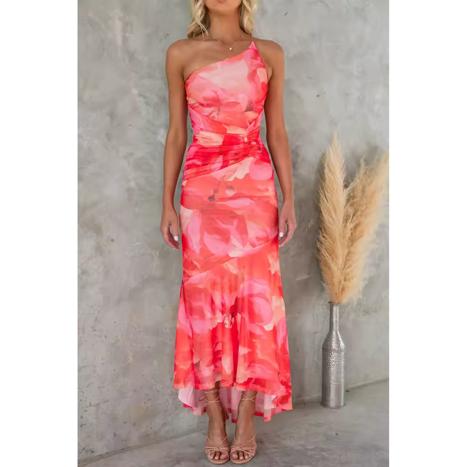 Abigail™ | Ruffled Puff-Sleeve Midi Dress