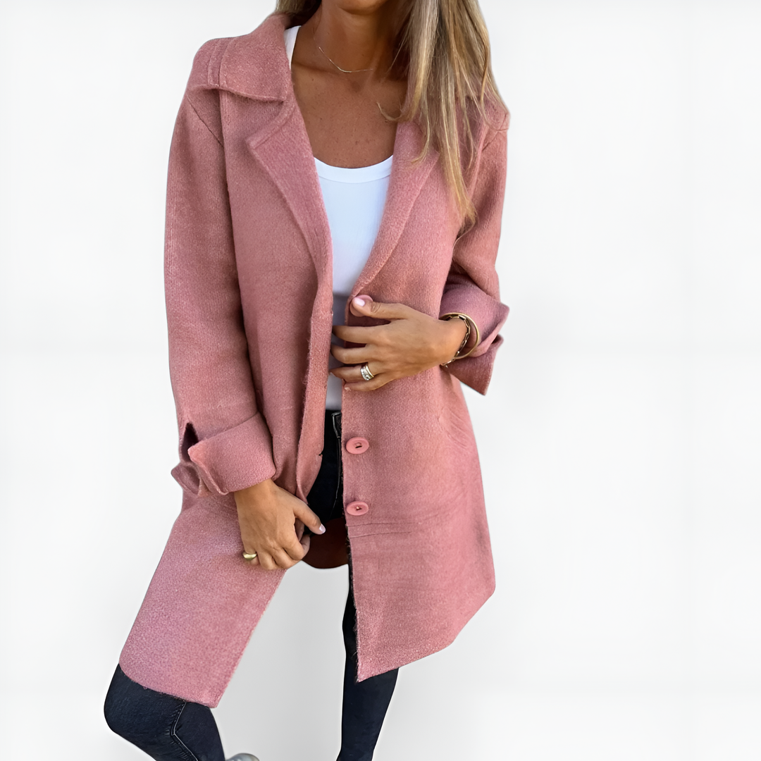 Maila™ | Long Casual Coat with Cuff