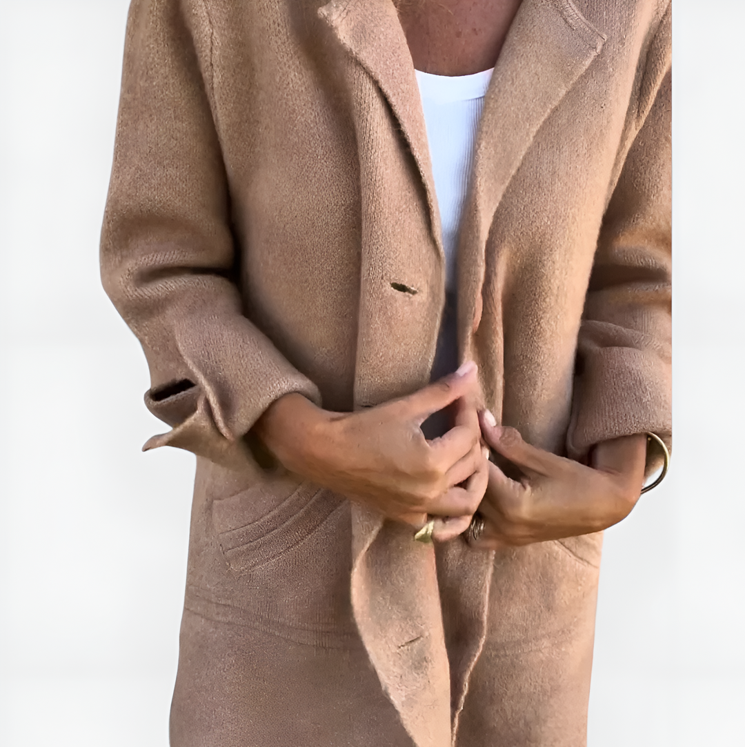 Maila™ | Long Casual Coat with Cuff