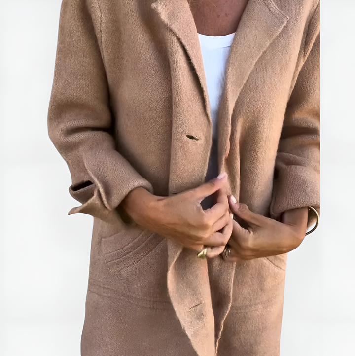 Maila™ | Long Casual Coat with Cuff