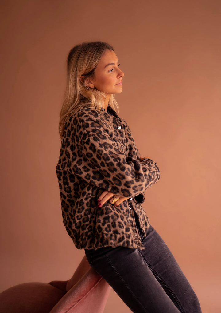 Charlene™ | The Leopard Bomber Jacket