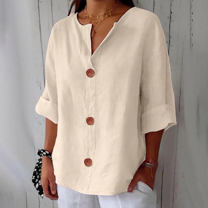 CLARA™ – CASUAL LINEN BLOUSE