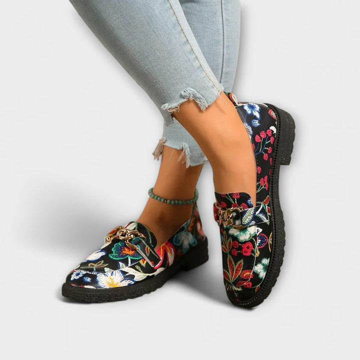Flora™ | Multicolored Floral Moccasins
