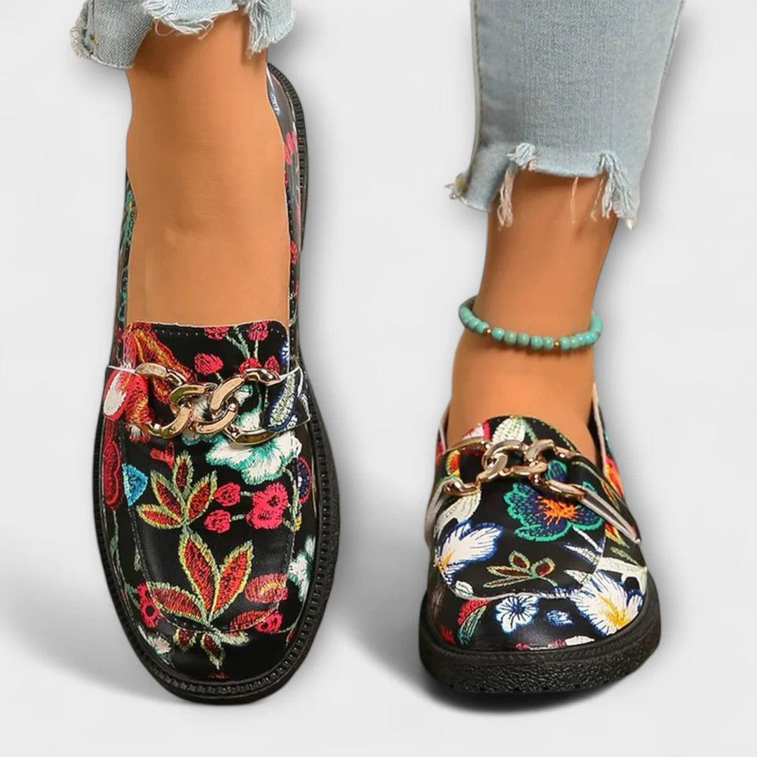 Flora™ | Multicolored Floral Moccasins