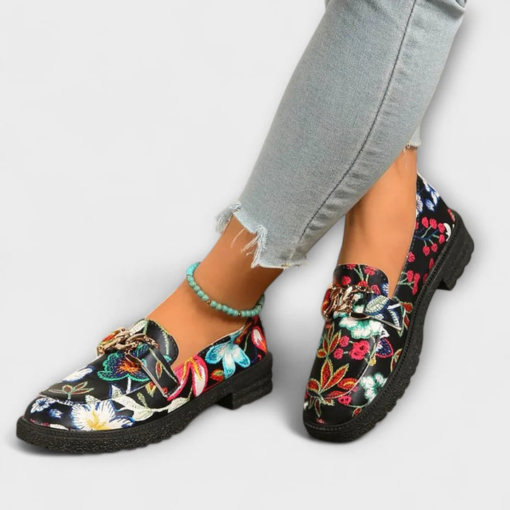 Flora™ | Multicolored Floral Moccasins