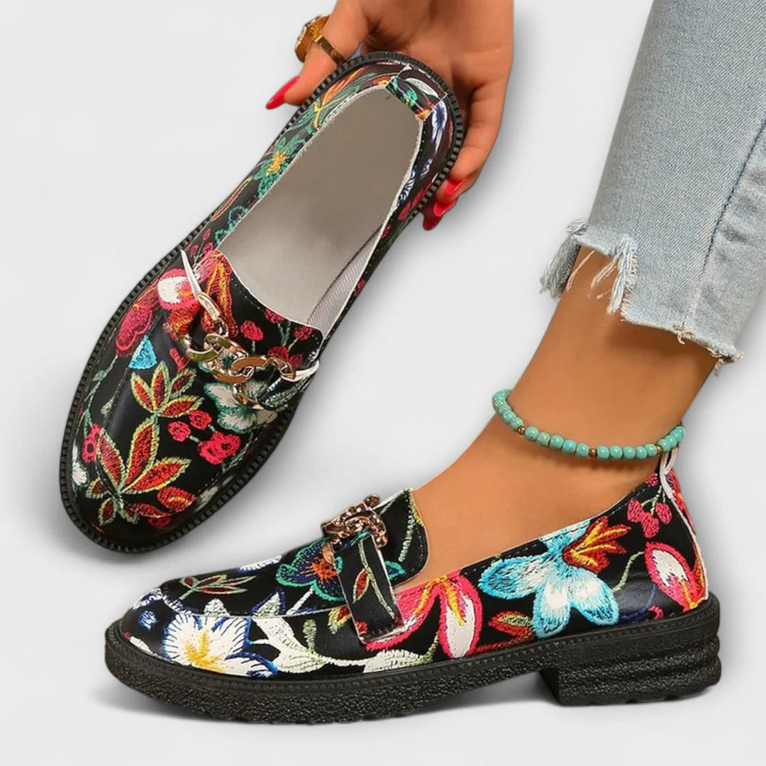Flora™ | Multicolored Floral Moccasins