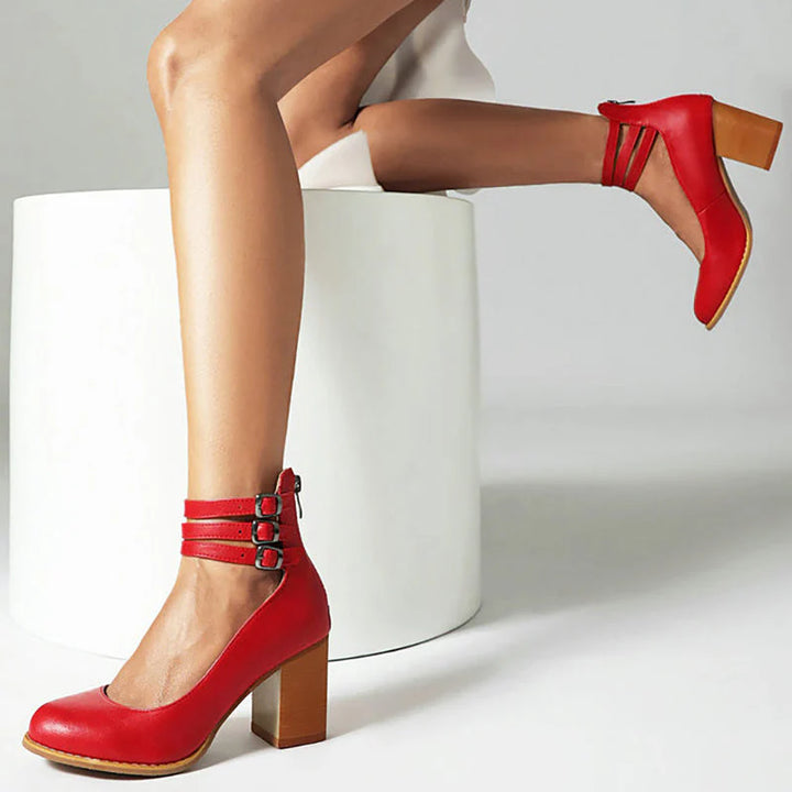 Elisa™| Elegant Block Heels