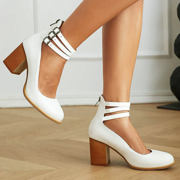 Elisa™| Elegant Block Heels