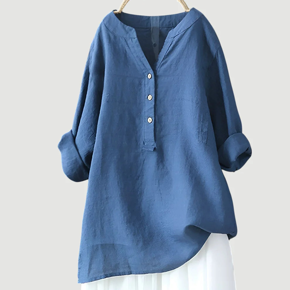 FREJA™ – BREEZY BUTTON-UP SUMMER SHIRT