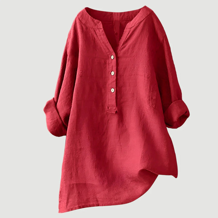 FREJA™ – BREEZY BUTTON-UP SUMMER SHIRT