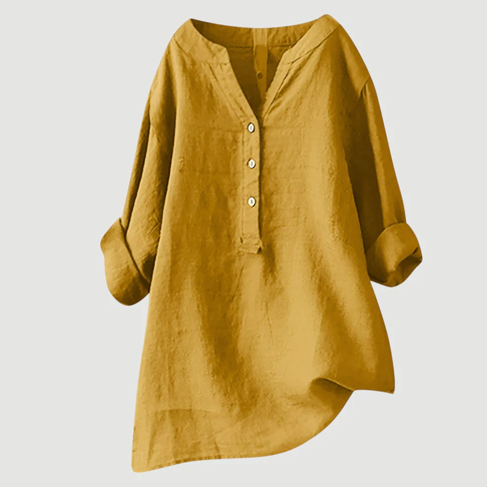 FREJA™ – BREEZY BUTTON-UP SUMMER SHIRT