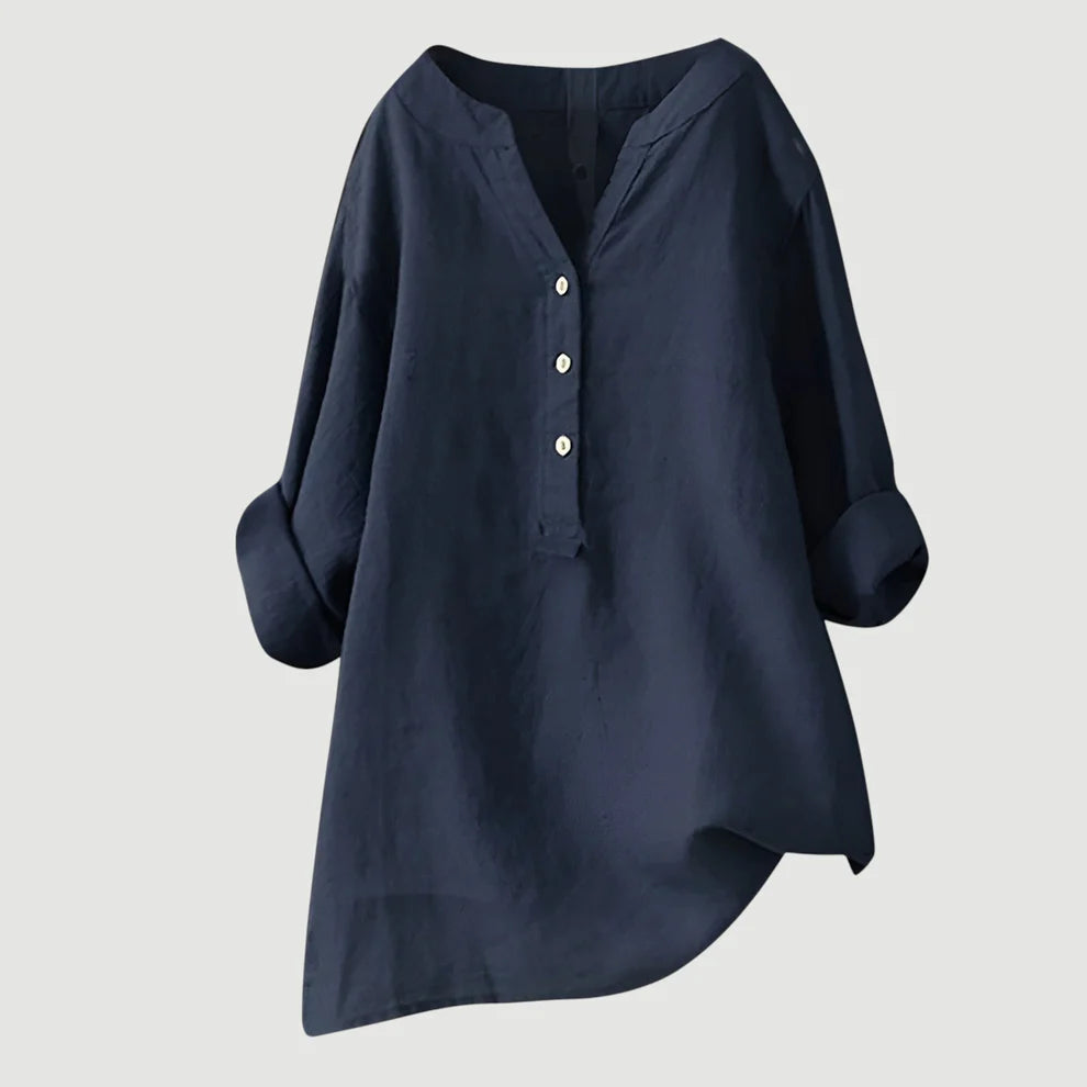 FREJA™ – BREEZY BUTTON-UP SUMMER SHIRT