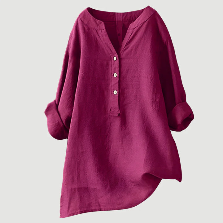 FREJA™ – BREEZY BUTTON-UP SUMMER SHIRT
