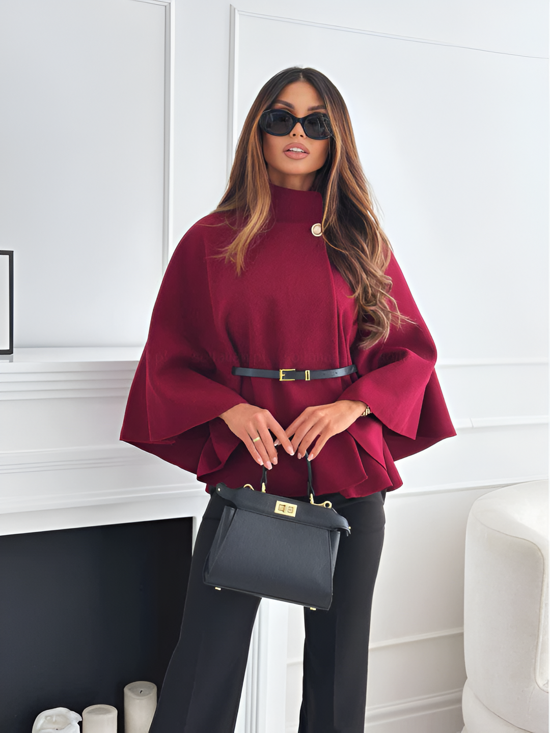 Lea™ | Chic Butterfly Jacket with Belt