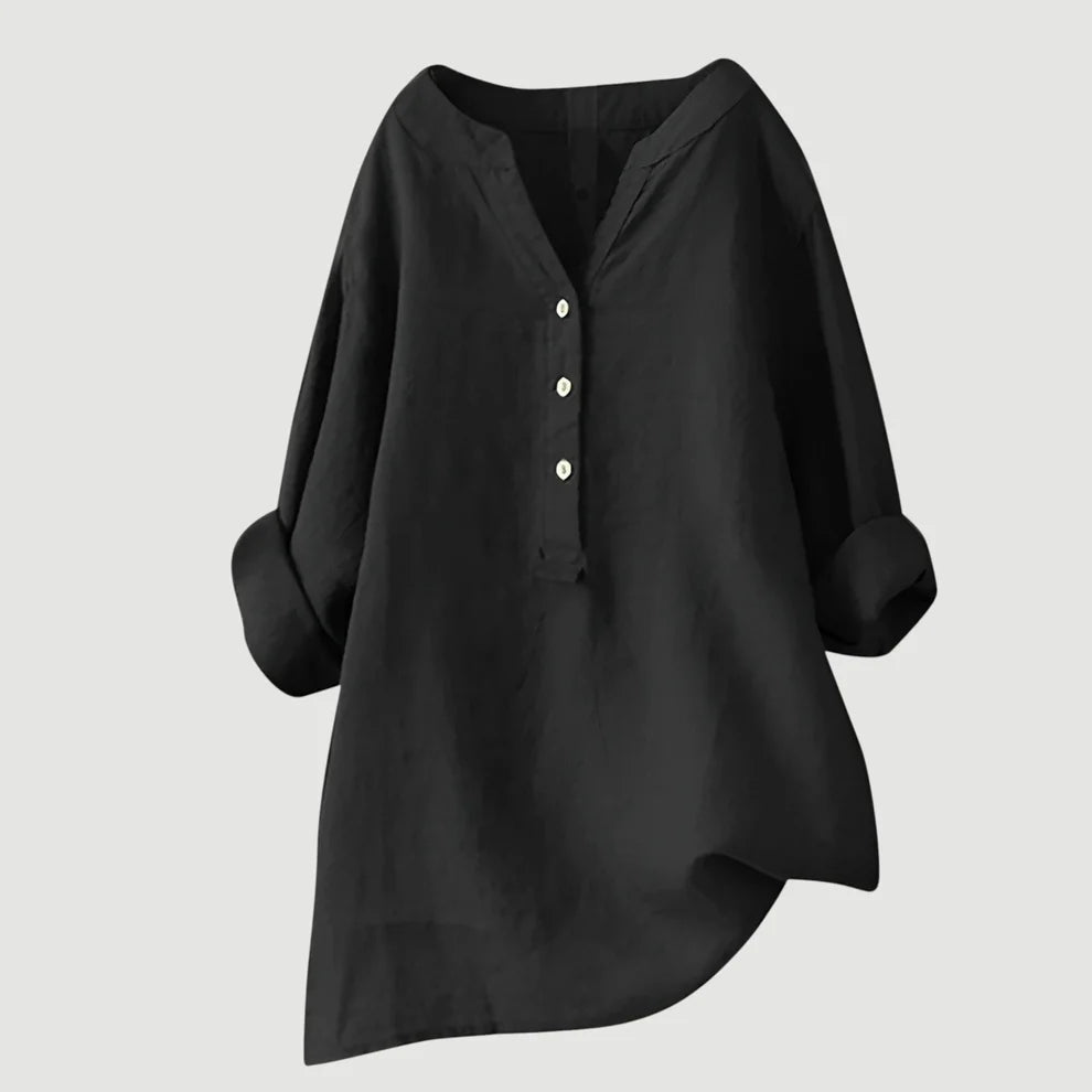 FREJA™ – BREEZY BUTTON-UP SUMMER SHIRT