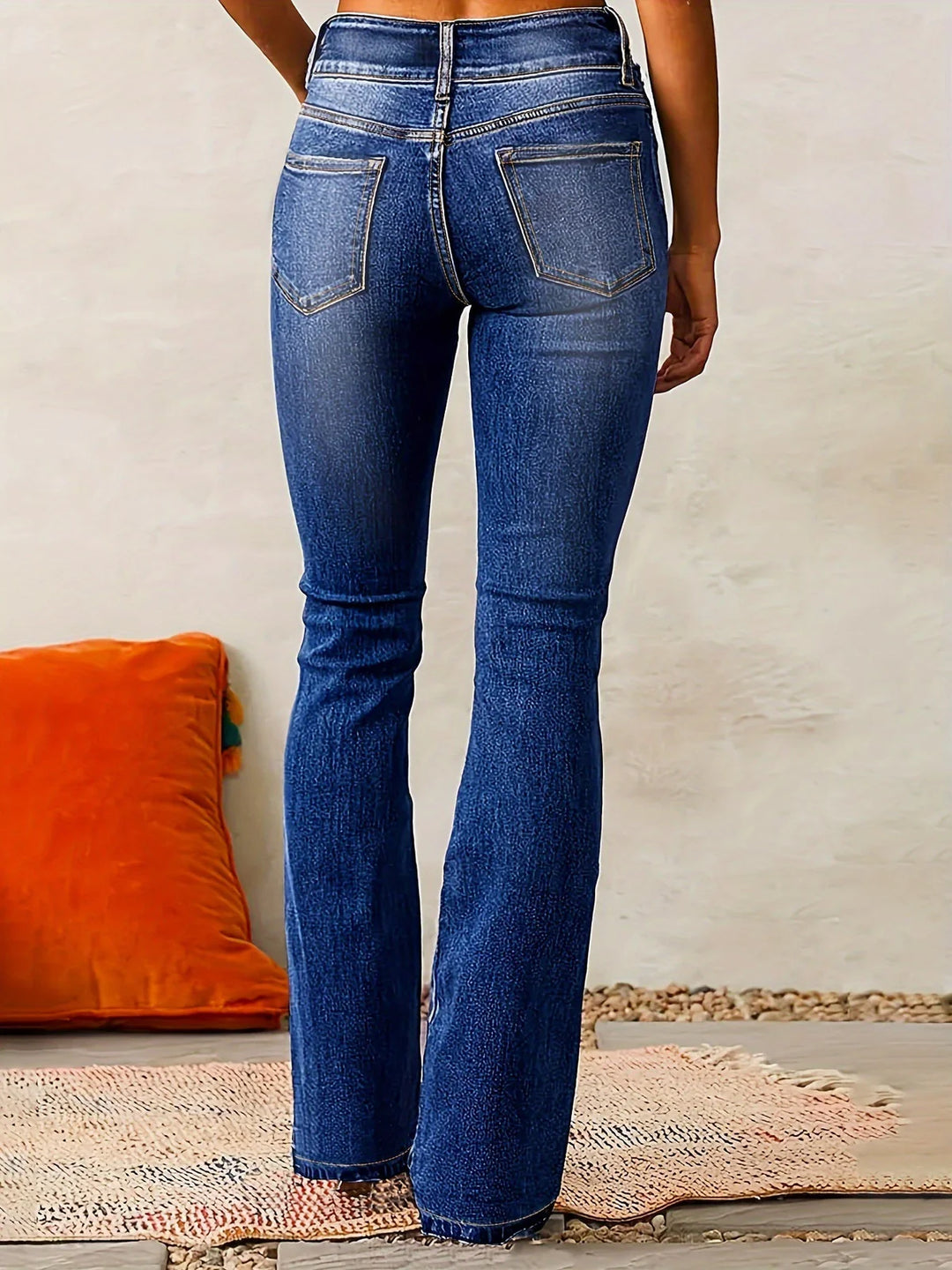 Marylène™ | Trendy High-Waisted Flared Jeans