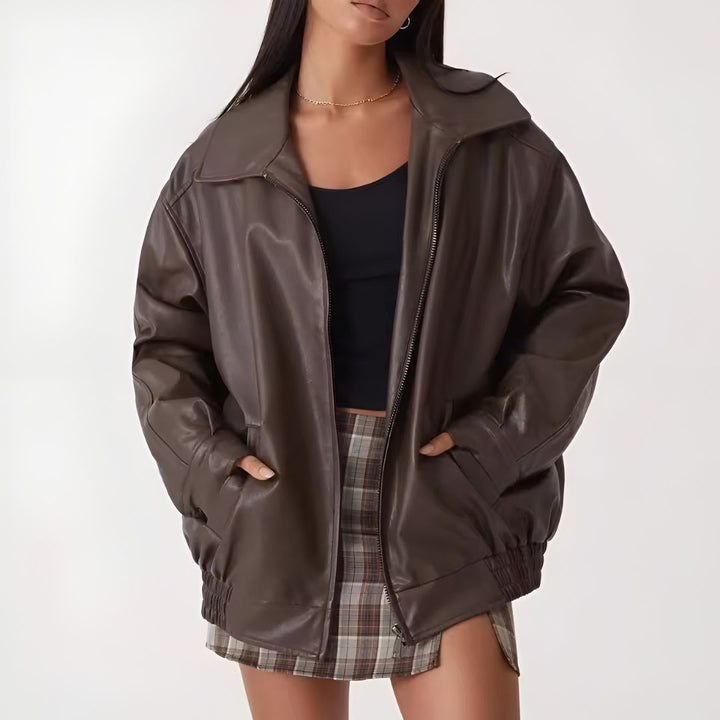Kaia™ | Leather Jacket