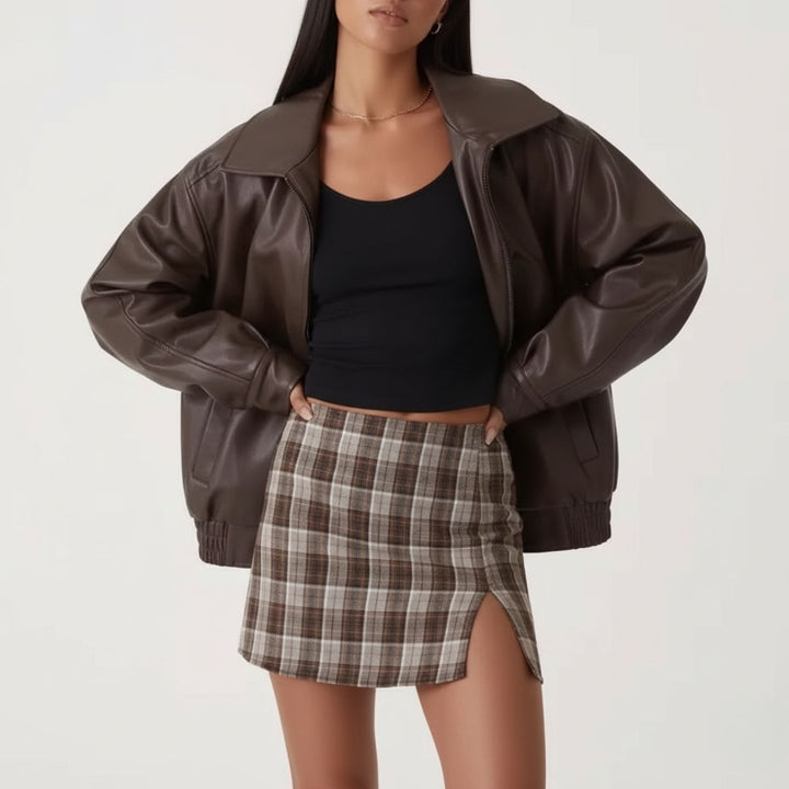 Kaia™ | Leather Jacket