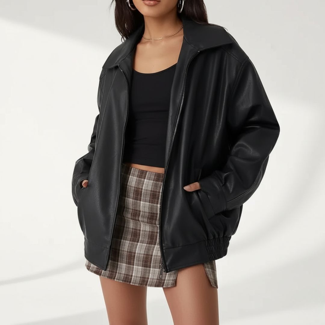 Kaia™ | Leather Jacket