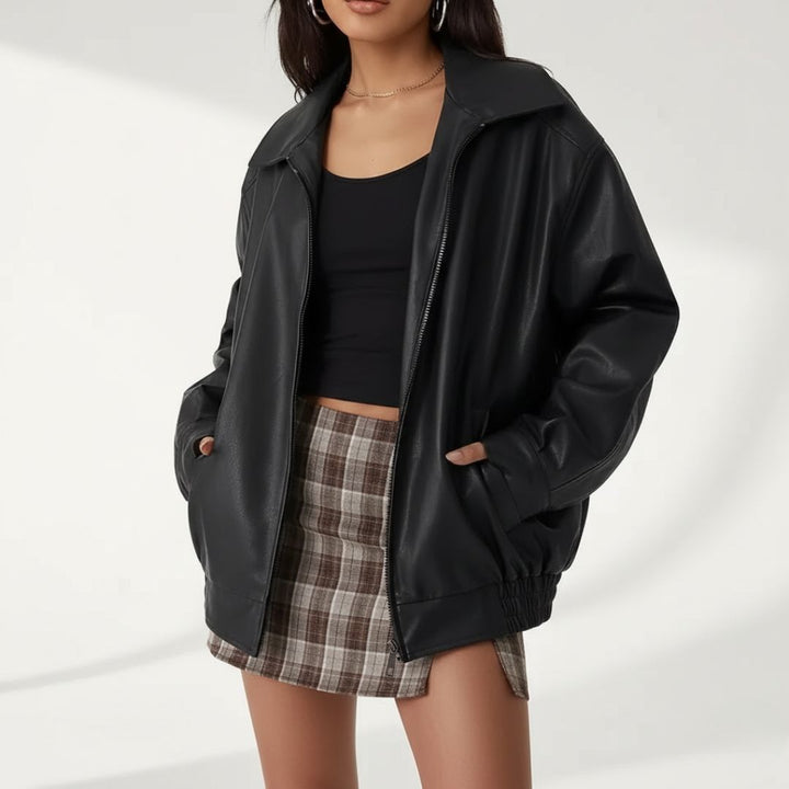 Kaia™ | Leather Jacket