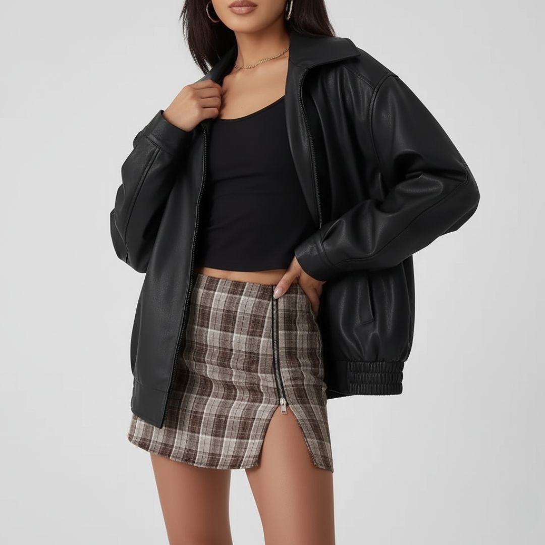 Kaia™ | Leather Jacket