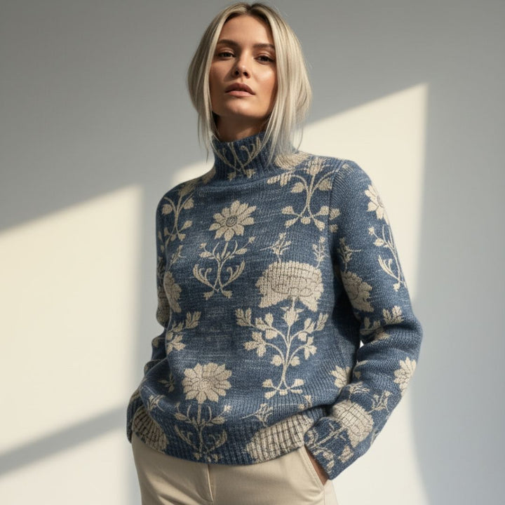 Lucia™ | High Neck Sweater